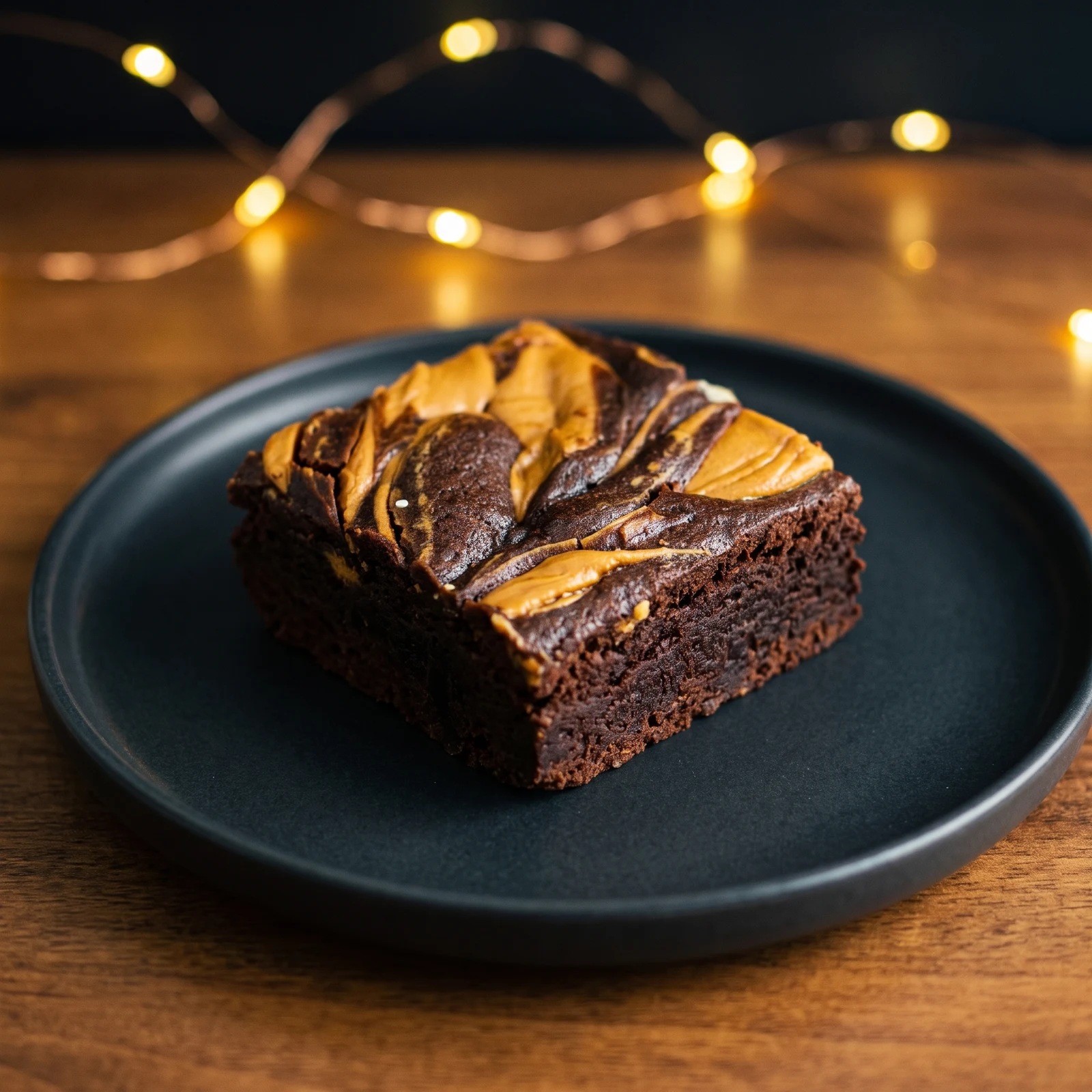 Peanut Butter Swirl plated